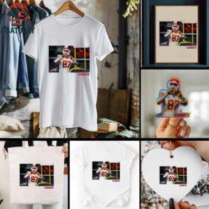 Travis Kelce Kansas City Chiefs heart hand signature shirt