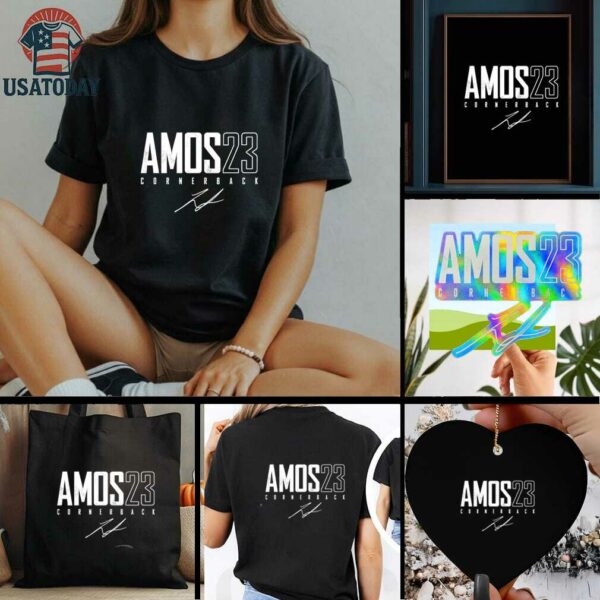 Trey Amos 23 Washington Commanders cornerback player signature shirt