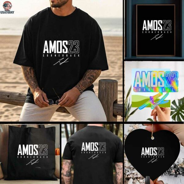 Trey Amos 23 Washington Commanders cornerback player signature shirt