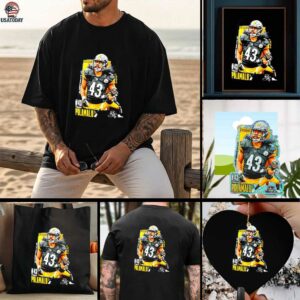 Troy Polamalu 43 Pittsburgh Steelers graphic shirt