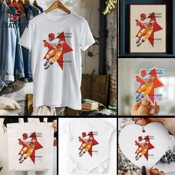 USC Trojans Stanford Stadium football graphic shirt