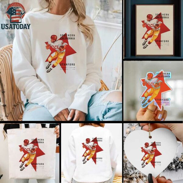 USC Trojans Stanford Stadium football graphic shirt