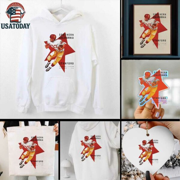 USC Trojans Stanford Stadium football graphic shirt