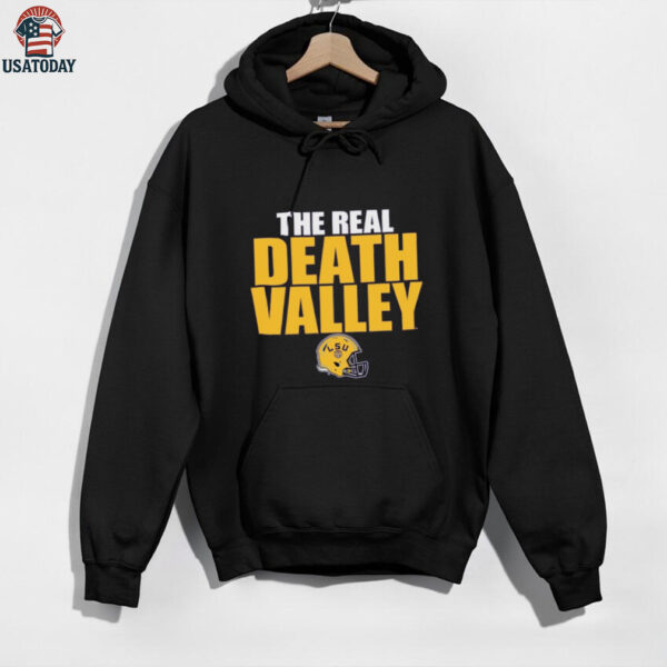 Unisex Blue 84 Purple LSU Tigers The Real Death Valley T Shirt