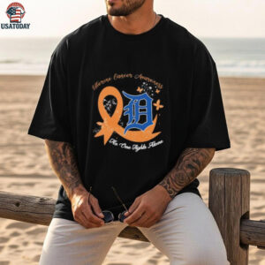 Uterine Cancer Awareness No One Fights Alone Detroit Tigers shirt