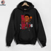 Allen Iverson Philadelphia 76ers player name collage vintage graphic shirt