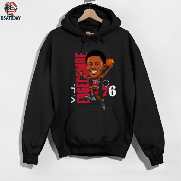 VJ Edgecombe Philadelphia 76ers Caricature T Shirt