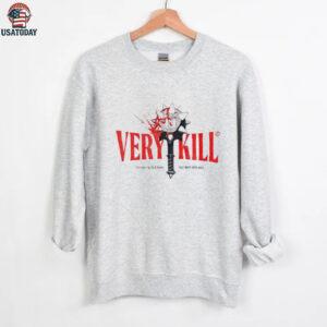 Very kill the mace violence with a smile funny graphic shirt