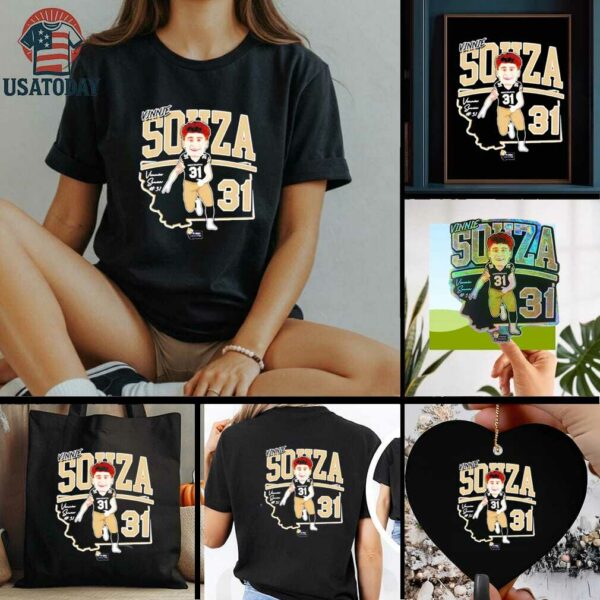 Vinnie Souza Montana State Bobcats caricature ’25 shirt