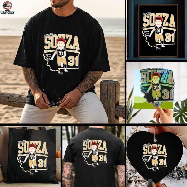 Vinnie Souza Montana State Bobcats caricature ’25 shirt