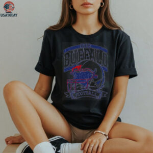 Vintage 90s Style Buffalo Football Game Day Shirt