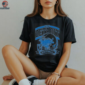 Vintage 90s Style Detroit Football Game Day Shirt