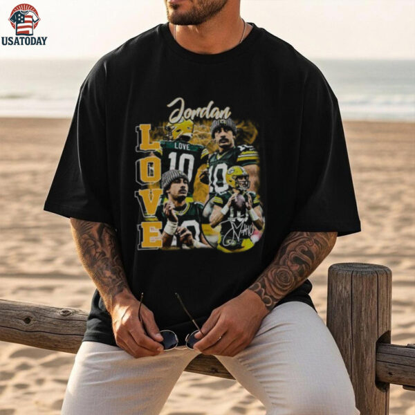 Vintage 90s Style Jordan Love T Shirt