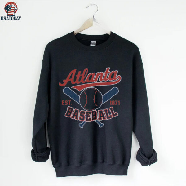 Vintage Atlanta Baseball Unisex T shirt