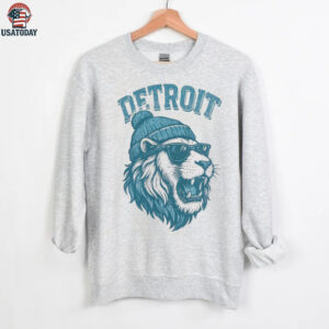 Vintage Detroit Football Garment Dyed T shirt