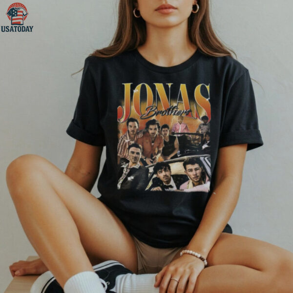 Vintage Jonas Brothers Living The Dream Tour 2025 Shirt