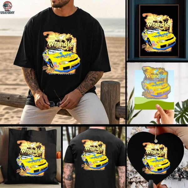 Vintage Nascar Chase Wrangler Dale Earnhardt The Legend Shirt