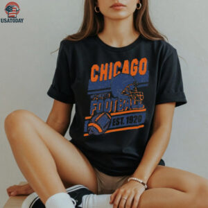 Vintage Style Chicago Football Game Day Shirt