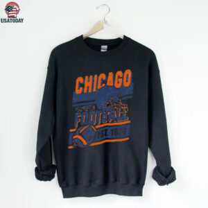 Vintage Style Chicago Football Game Day Shirt