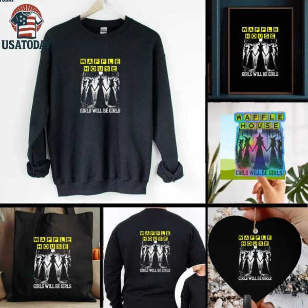 Waffle House Will Be Girls Witch Halloween shirt