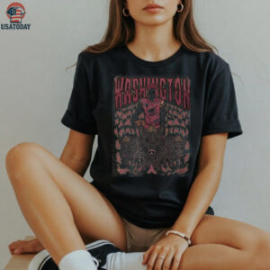 Washington Football Skull Vintage  Football Game Day Unisex Shirt