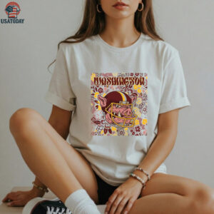Washington Team Mascot Floral Spirit Shirt