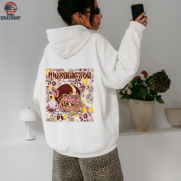 Washington Team Mascot Floral Spirit Shirt