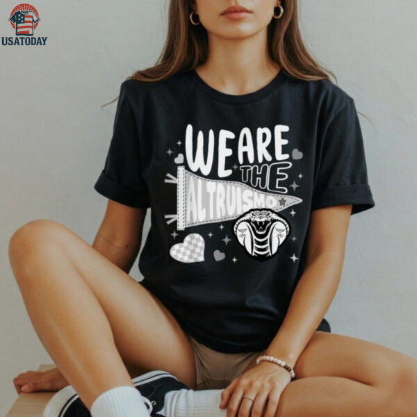 We Are Altruismo Retro Mascot School Cheering Shirt