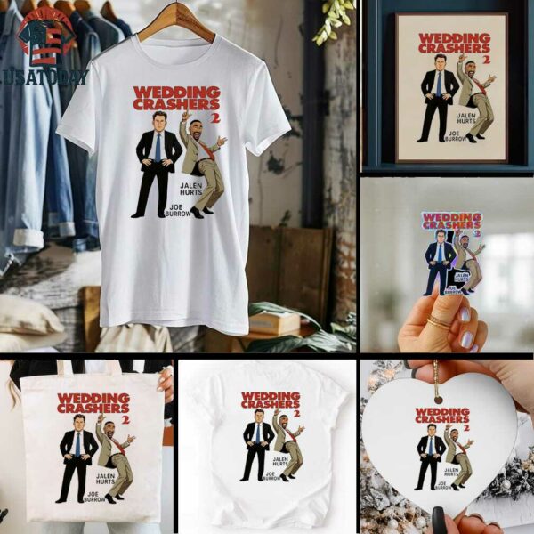 Wedding Crashers 2 Jalen Hurts and Joe Burrow shirt