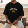 Wes and Willy Notre Dame Fighting Irish Boys Navy Blue Vintage Arch Short Sleeve T Shirt
