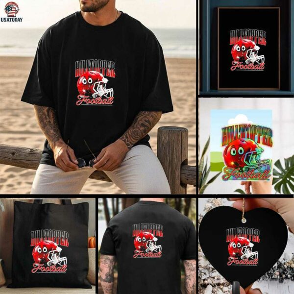 Western Kentucky Hilltoppers Football helmet eyes shirt