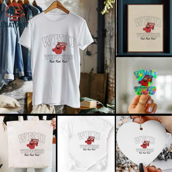 Western Kentucky Toppers Big Red mascot shirt
