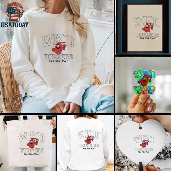 Western Kentucky Toppers Big Red mascot shirt