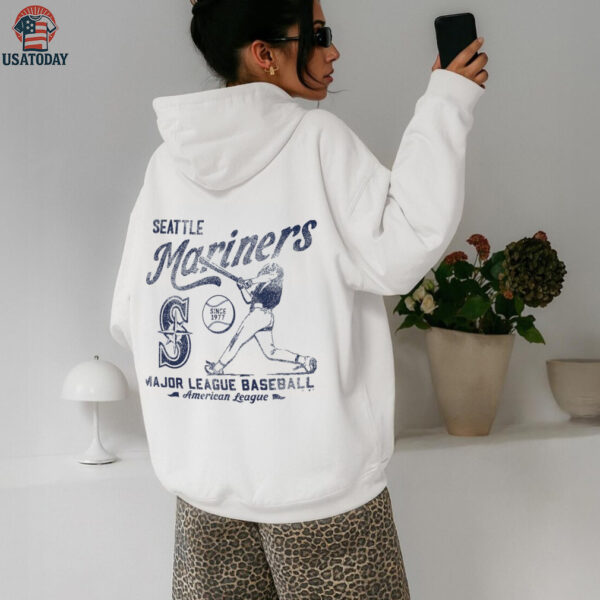 White Seattle Mariners Regional Batter Foundation T Shirt