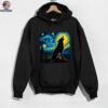 Wolf Starry Night Howling Moon Kid Shirt