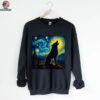 Wolf Starry Night Howling Moon Kid Shirt