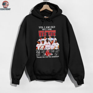 Yes I Am Old But I Saw 2004 Champions Boston Red Sox Signatures T shirt