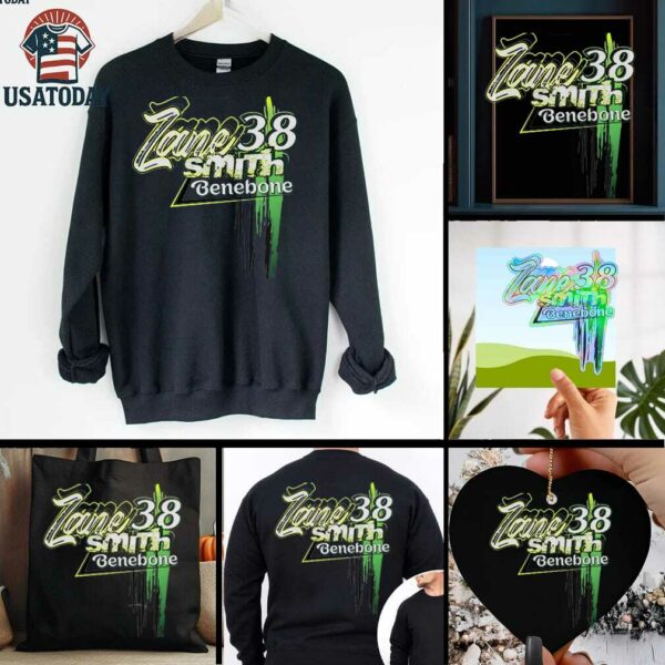 Zane Smith Front Row Motorsports Graphite Benebone Car T Shirt