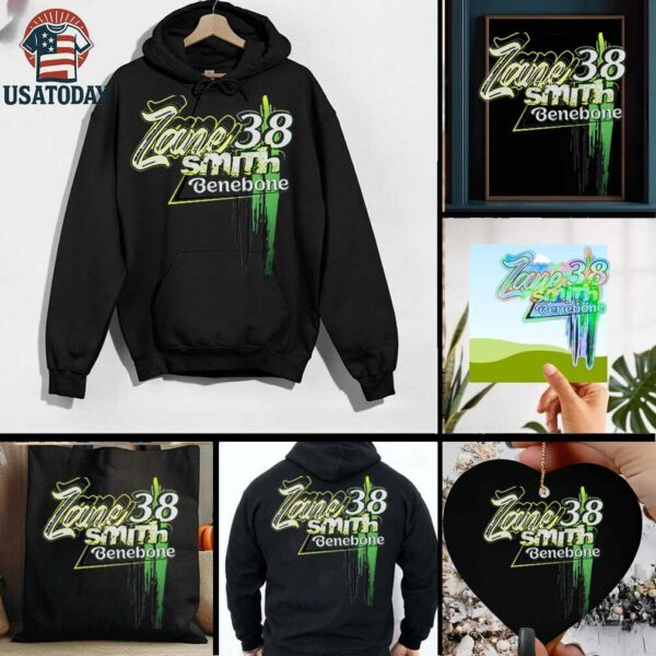 Zane Smith Front Row Motorsports Graphite Benebone Car T Shirt