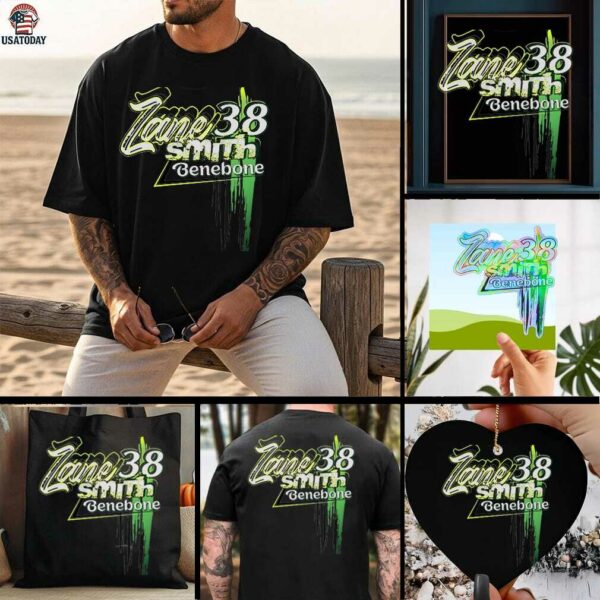 Zane Smith Front Row Motorsports Graphite Benebone Car T Shirt