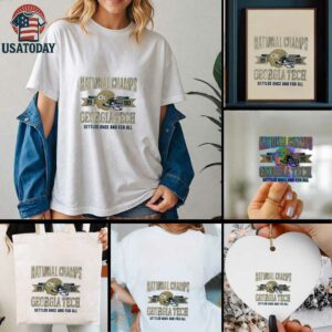 National champs 1990 Georgia Tech Yellow Jackets settled once and for all shirt
