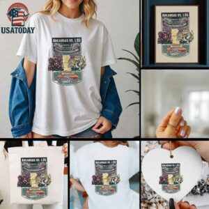 Battle of the Boot in Baton Rouge Arkansas Razorbacks vs LSU Tigers game day 2025 shirt