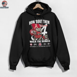 Official Alabama Crimson Tide How ‘Bout Them Walk The Dawgs Shirt