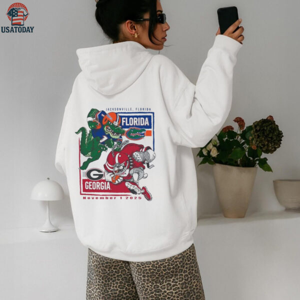2025 Rivalry Game Georgia Bulldogs Vs Florida Gators Mascot shirt