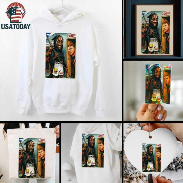 The grim reaper Terence Crawford coming to gate Canelo Álvarez shirt
