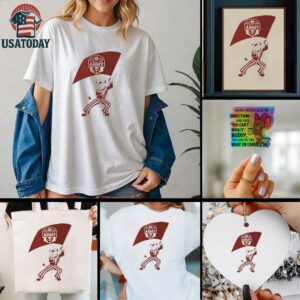 Indiana Hoosier army flag shirt