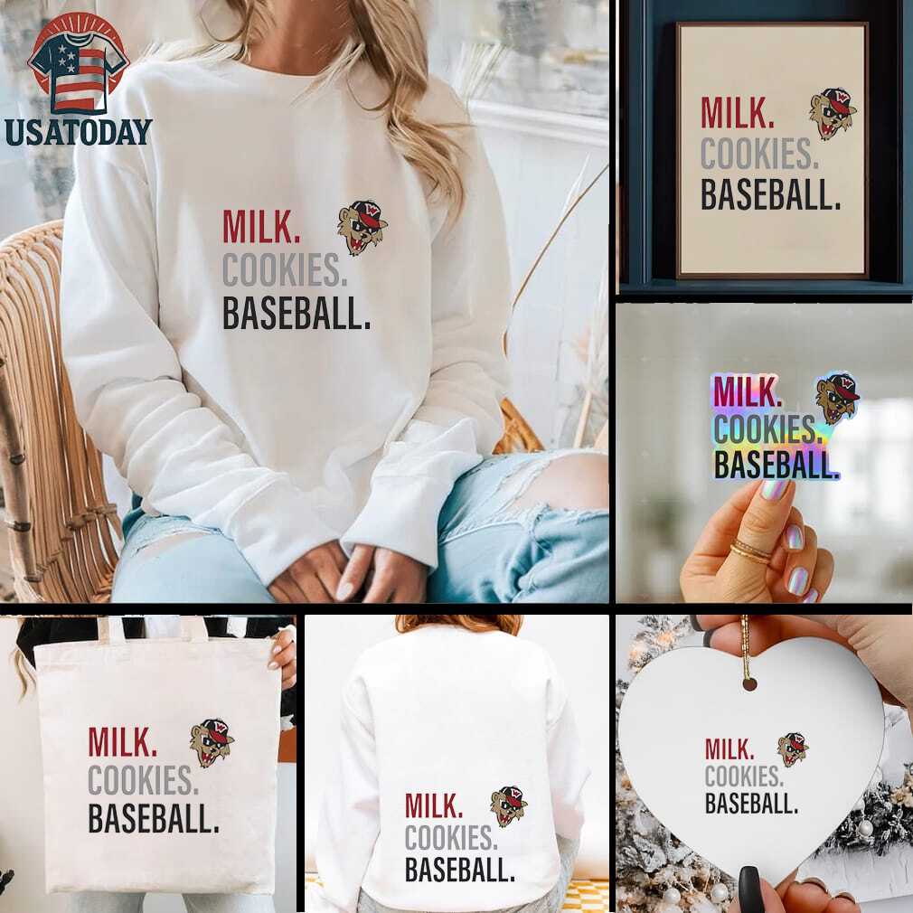 Milk cookies baseball Washington Wild Things logo shirt Milk cookies baseball Washington Wild Things logo shirt