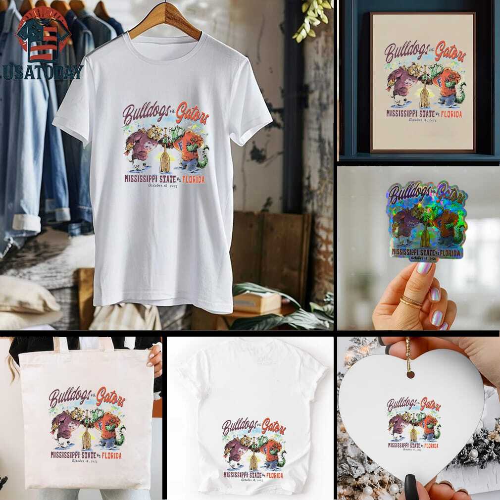 Mississippi State Bulldogs vs Florida Gators mascots 2025 SEC showdown shirt Mississippi State Bulldogs vs Florida Gators mascots 2025 SEC showdown shirt