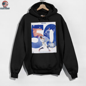 Aaron Judge New York Yankees 50 home run the fourth player in MLB history shirt