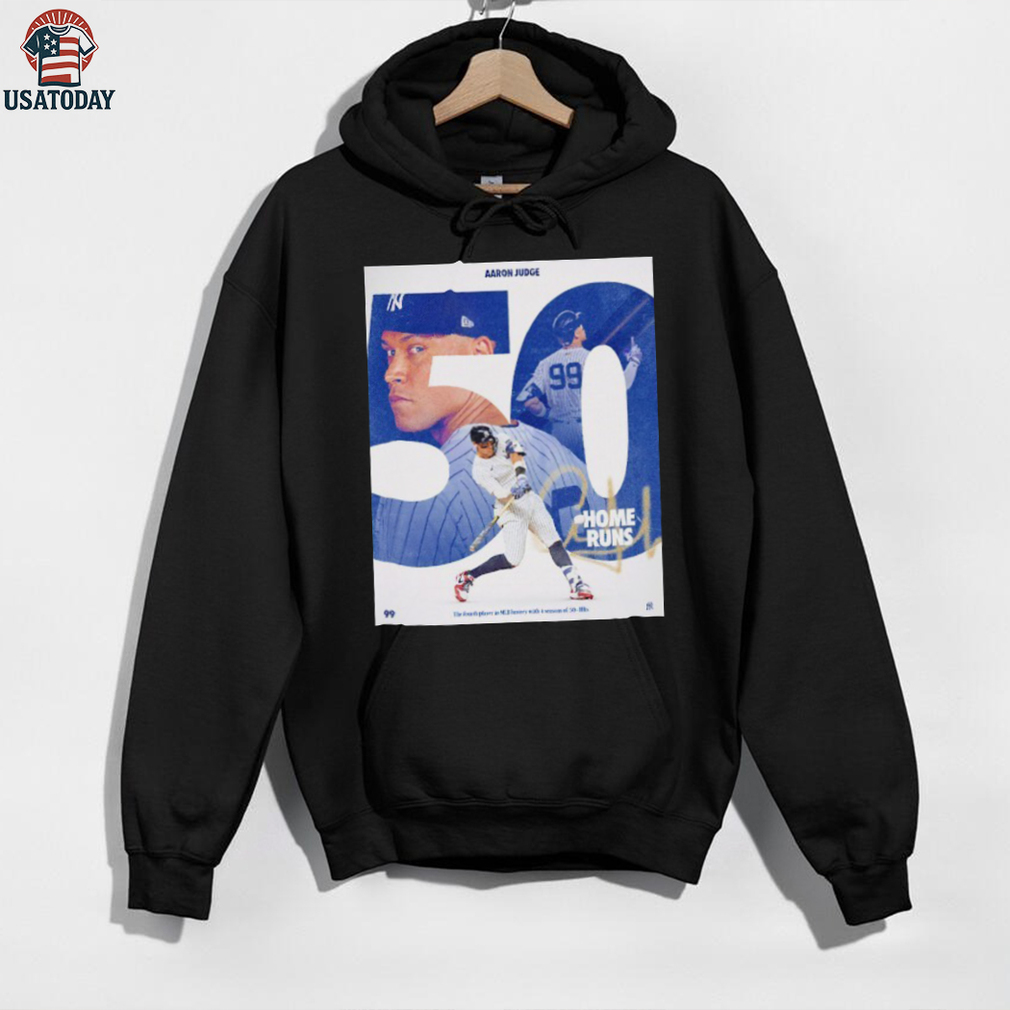 Aaron Judge New York Yankees 50 home run the fourth player in MLB history shirt Aaron Judge New York Yankees 50 home run the fourth player in MLB history shirt